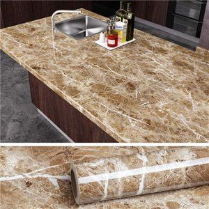 Marble Wall Paper Decorative Home Decor 15.8"x118"